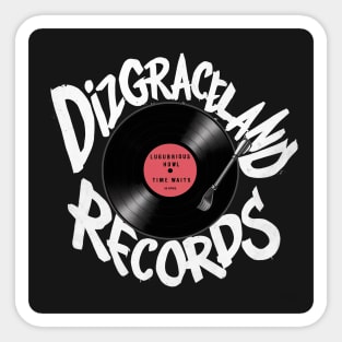 Dizgraceland Record Label Sticker